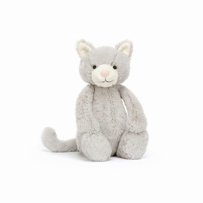 Jellycat Bashful Grey Kitty New Zealand | RYMVA3064